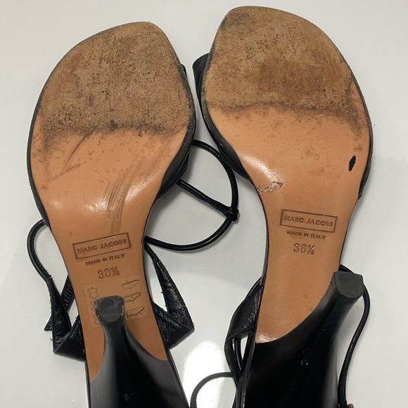 Vintage Marc Jacobs Strappy Black Heels - Picture 7 of 8
